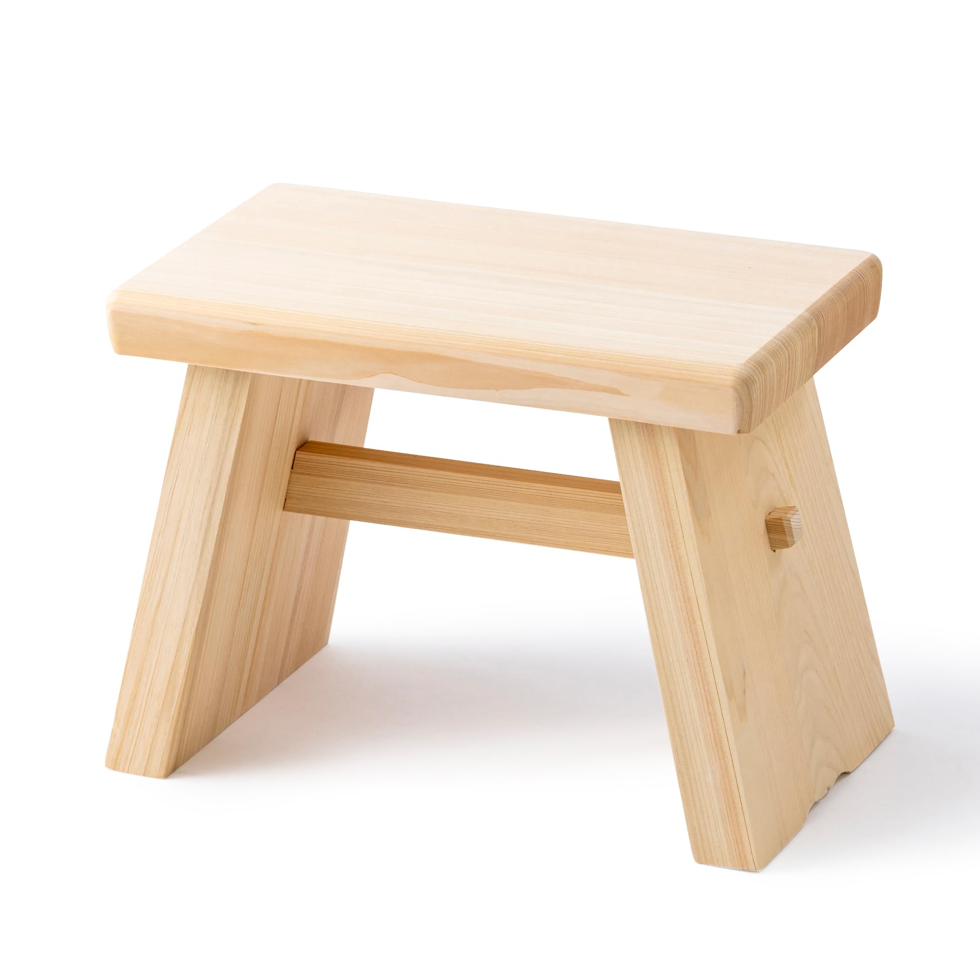 Amazon｜桧風呂いす ひのき 木製 風呂椅子 風呂イス バスチェア (小 高